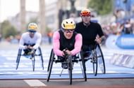 Debrunner during the 2023 BMW Berlin Marathons (Image via: Getty Images)